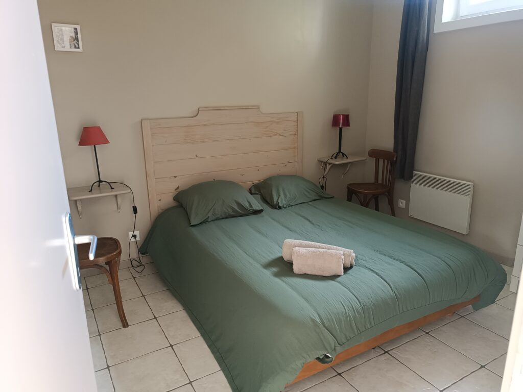 Chambre double du gîte Le Bloem Nature