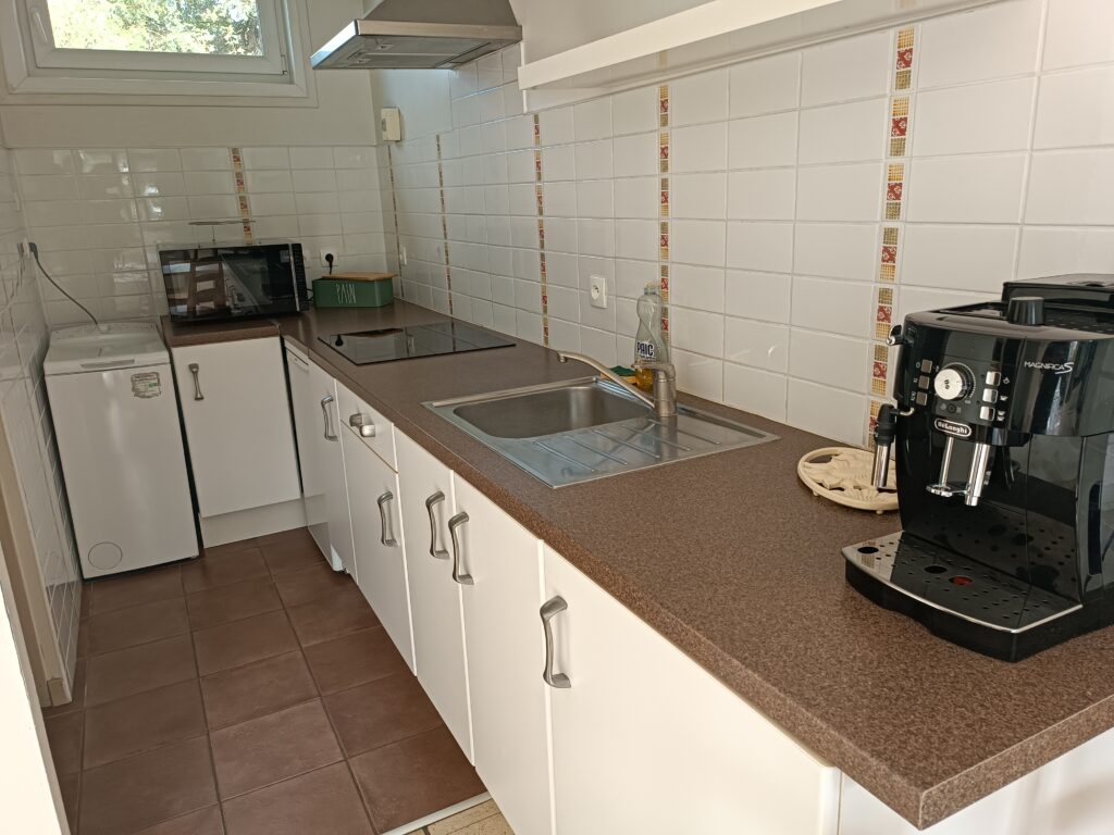 Cuisine équipée du gîte Le Bloem Nature