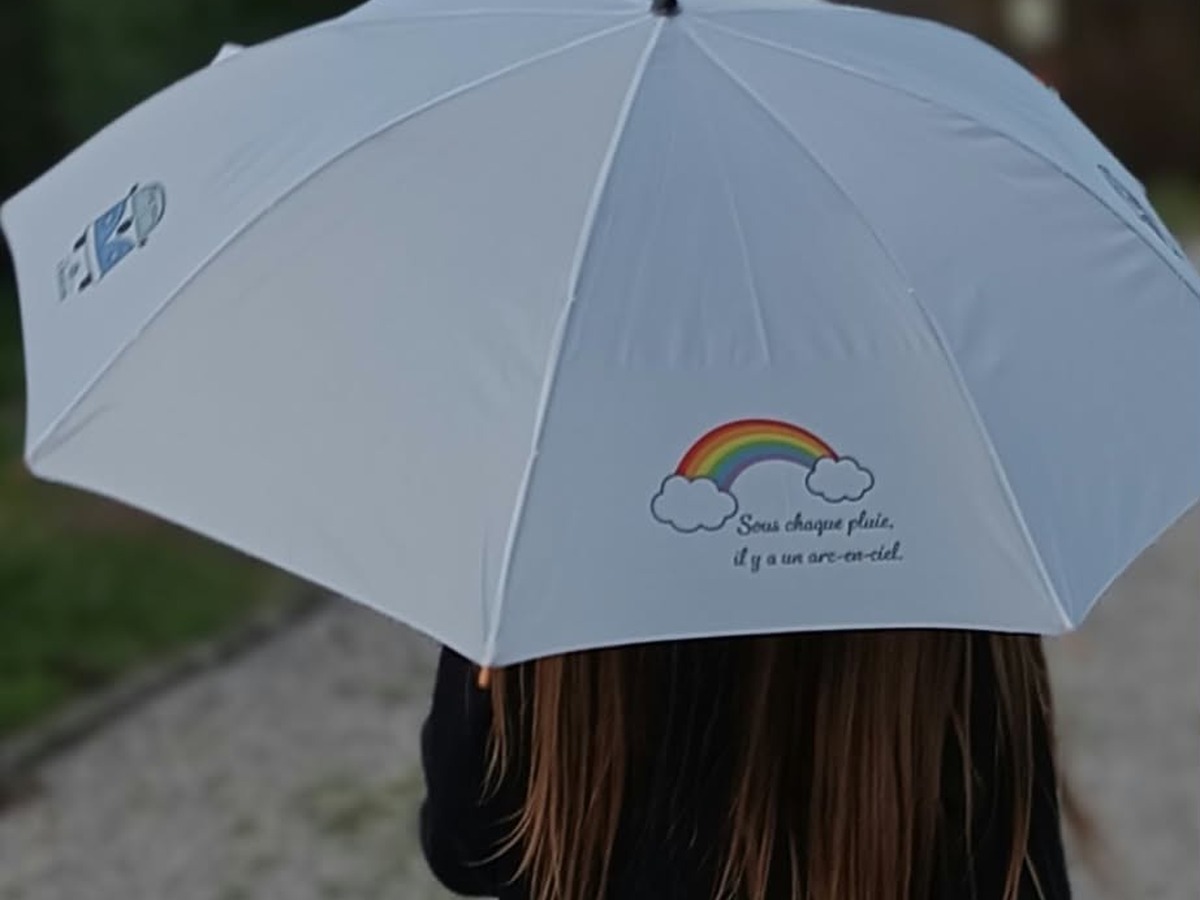 Parapluie personnalisé aux couleurs du Bloemstraete