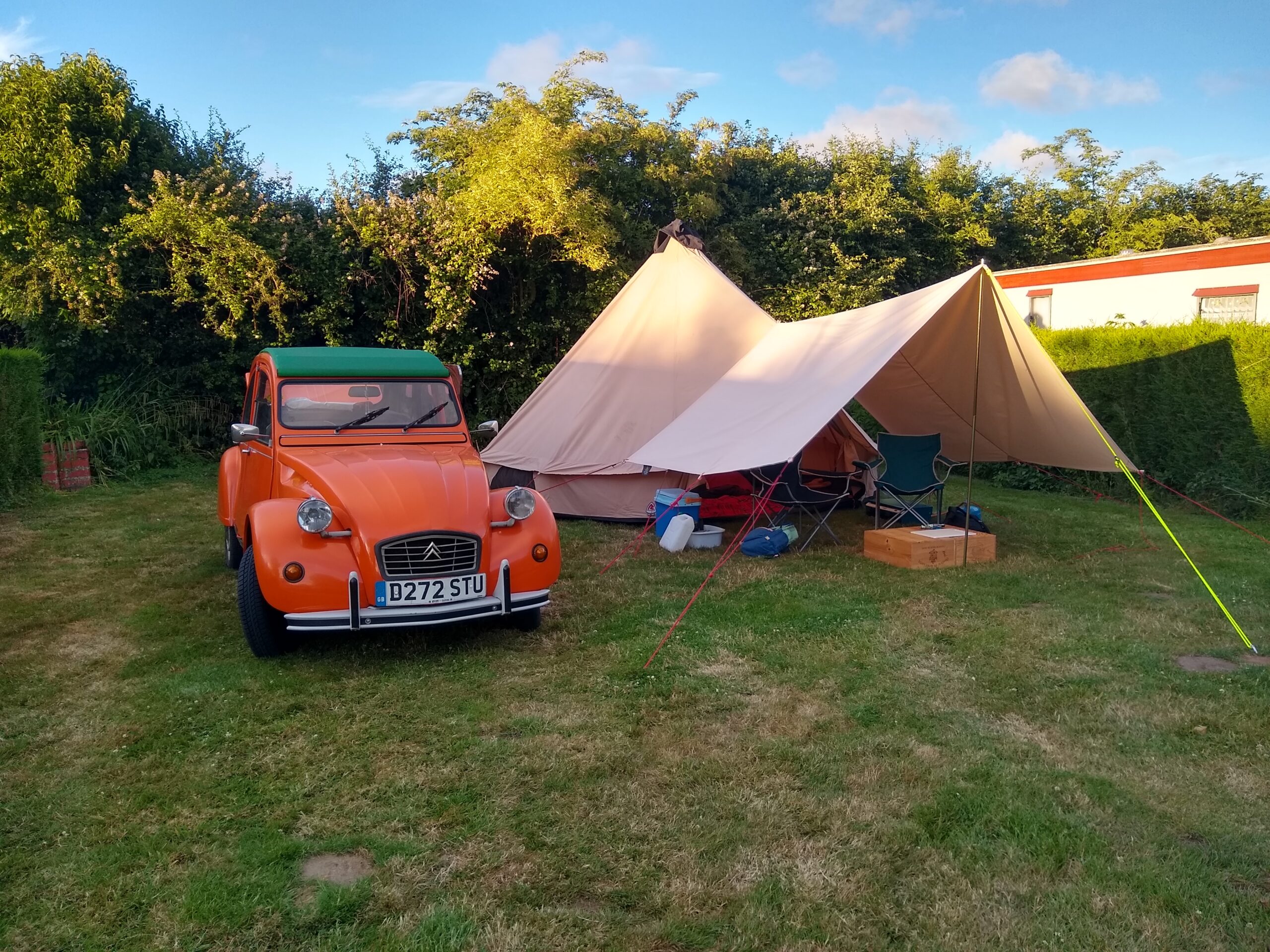 le bloemstraete camping parcelle 2cv